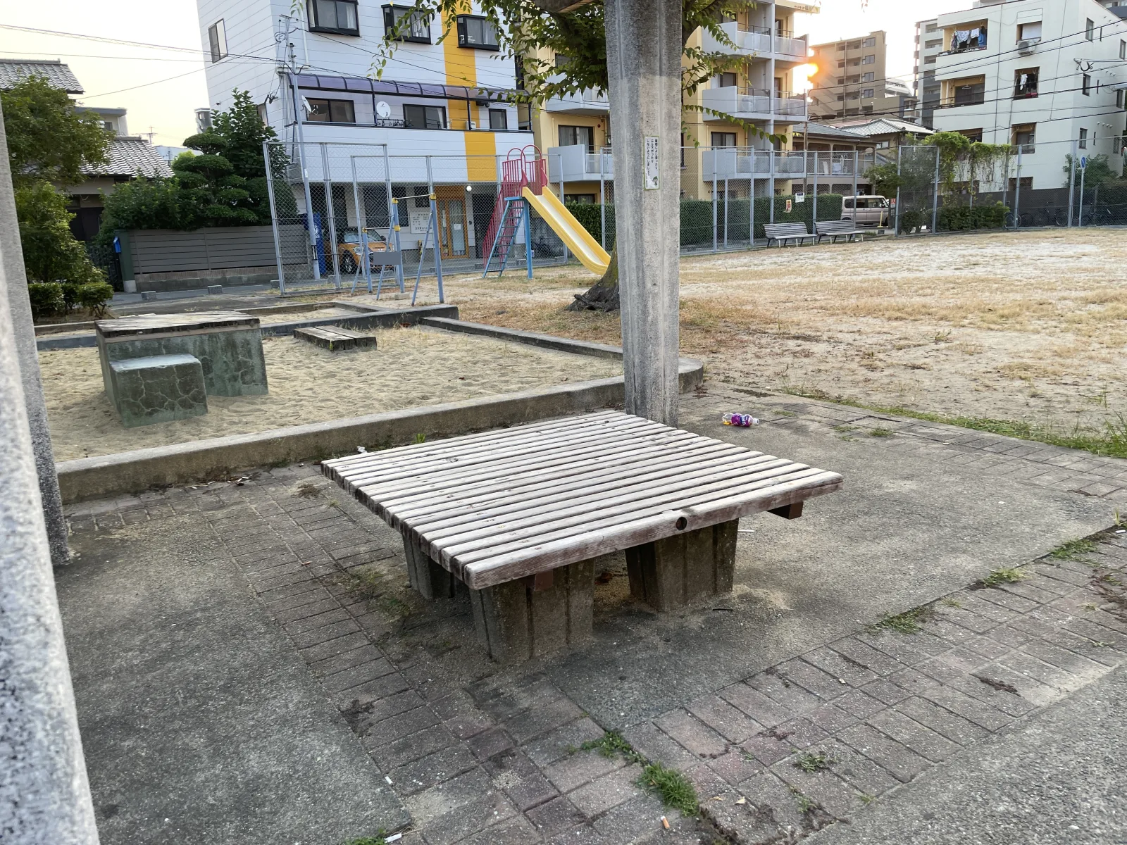 馬出東公園の設備・遊具写真